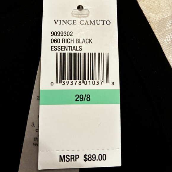 Vince Camuto Size Stretchy Ponte-knit fabric Pants - 29/8 - NWT - Picture 3 of 7